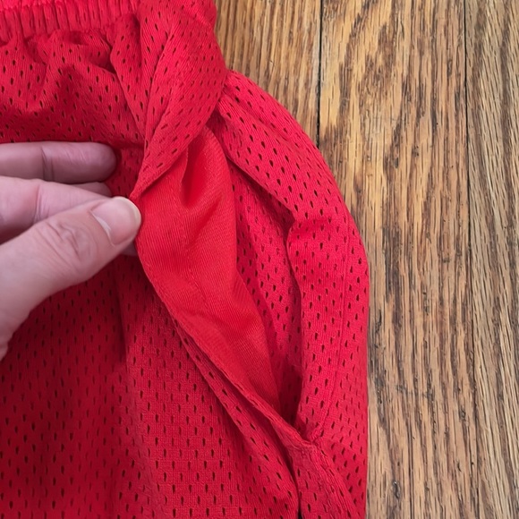 Nike Dri-Fit Classic Mesh Basketball Shorts red men's XL - Picture 4 of 7